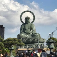 Photo taken at Takaoka Great Buddha by iPinokoi on 5/1/2017