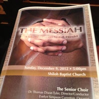 Photo taken at Shiloh Baptist Church by Moreno on 12/9/2012