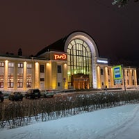 Photo taken at Zelenogorsk railway station by Michael K. on 1/26/2022