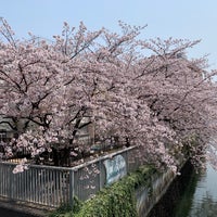 Photo taken at 平久橋 by Ma S. on 4/7/2019