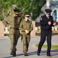 Photo taken at Амурский Бульвар by Эльдар А. on 5/26/2014