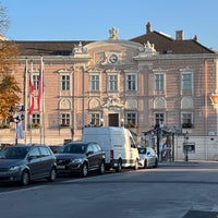 Photo taken at Rathaus Klosterneuburg by Brunold L. on 10/28/2021