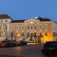 Photo taken at Rathaus Klosterneuburg by Brunold L. on 10/16/2021