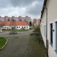 Photo taken at Toulcův dvůr by Anežka K. on 4/17/2023