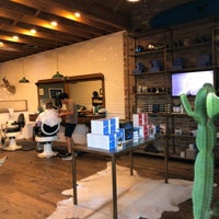 Photo taken at Baxter Finley Barber &amp;amp; Shop by Bahigh A. on 7/13/2018