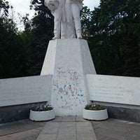Photo taken at Памятник космической дружбе СССР и Чехословакии by Тасёна А. on 5/17/2014