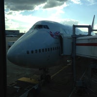 Photo taken at Virgin Atlantic Flight VS45 by Michael H. on 11/5/2012