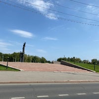 Photo taken at Монумент воинской и трудовой Славы (памятник Победы) by Alexey Y. on 8/12/2021