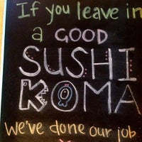 รูปภาพถ่ายที่ Sushi Koma โดย Melissa B. เมื่อ 5/16/2013