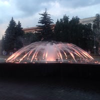 Photo taken at Фонтан на площади Революции by Elena K. on 7/17/2016