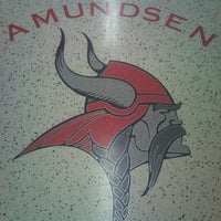 Photo taken at Amundsen High School by Cris J. on 5/19/2012