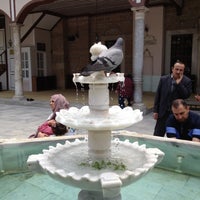 Photo taken at Emir Sultan Mosque by Ahmet P. on 5/12/2013