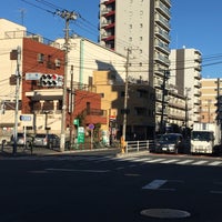 Photo taken at Namidabashi Intersection by ぼぶ こ. on 12/28/2019