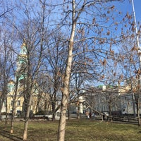 Photo taken at Пушкинский сквер у Елоховского собора by A A. on 3/19/2020