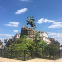 Photo taken at Monument to Bohdan Khmelnytsky by A A. on 8/26/2019