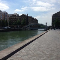 Photo taken at Canal de l&amp;#39;Ourcq by Orianne L. on 5/4/2013