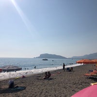 Photo taken at Tosmur Beach by Sadık Ç. on 8/29/2019