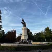Photo taken at Monumento del Ángel Caído by Brenda T. on 10/13/2022