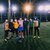 Photo taken at Футбольное поле в Парке Революции by Jury P. on 10/15/2019