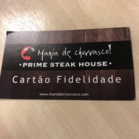 Photo taken at Mania de Churrasco Prime Steak House by Guilherme T. on 1/14/2019