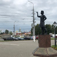 Photo taken at Памятник Левше by АЛЕКСАНДР М. on 7/18/2020