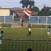 Photo taken at Stadion Bea Cukai by Fungki A. on 6/28/2013