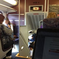 Photo taken at Caltrain Baby Bullet #366 Southbound by Jon S. on 6/18/2013