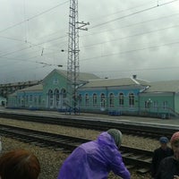 Photo taken at Ж/Д станция Злобино by Egor D. on 5/30/2014