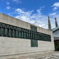 Photo taken at Site of the Martyrdom of the 26 Saints of Japan by Hidefumi I. on 1/3/2022