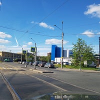 Photo taken at Перекрёсток Дунайского и Ленсовета by Philippus on 5/30/2017