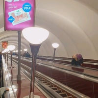 Photo taken at metro Politekhnicheskaya by Philippus on 10/25/2021