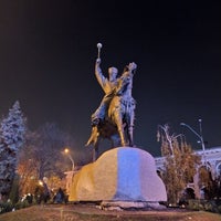 Photo taken at Monument to Petro Sahaidachnyi by Yulie H. on 10/23/2019