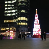 Photo taken at Piazza Gae Aulenti by Andrea S. on 12/22/2015