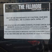 Foto diambil di The Fillmore oleh Lee pada 3/20/2020