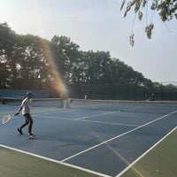 Photo taken at Riverside Park 119th Street Tennis Courts by Hasan on 7/12/2023