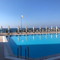 Photo taken at Adin Beach Hotel by Muhammet K. on 8/6/2020