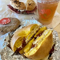 Photo taken at THB Bagels &amp;amp; Deli by C C. on 5/15/2021