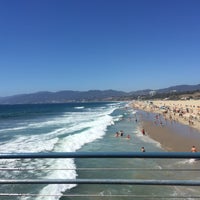 Photo taken at Santa Monica State Beach by Haruki T. on 9/24/2015