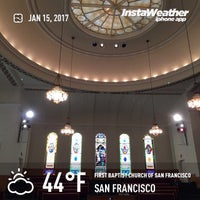 Photo taken at First Baptist Church of San Francisco by Linda K. on 1/15/2017
