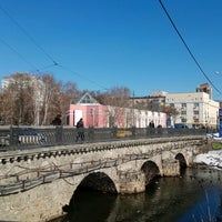 Photo taken at Каменный мост by Mitriy K. on 3/1/2017
