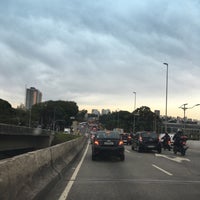 Photo taken at Ponte João Dias by Thiago D. on 9/20/2018