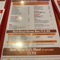 Photo taken at Red Bowl Asian Bistro by Tom K. on 2/12/2020