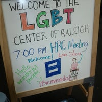 Photo taken at LGBT Center of Raleigh by Elish A. on 7/3/2013