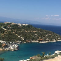 Photo taken at Hilton Bodrum Türkbükü Resort &amp;amp; Spa by Neslihan D. on 6/26/2015