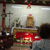 Photo taken at Gereja Santa Maria de Fatima Toasebio by Denny T. on 12/24/2014