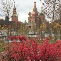 Photo taken at Zaryadye Park by Irina O. on 10/21/2017