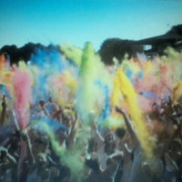 Photo taken at HOLI ONE Color Festival by Alessandra S. on 8/17/2013