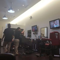 Photo taken at Prestigious Image Barbershop and Spa by Maria A. on 12/18/2015