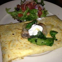 Photo taken at Yorkville Creperie by Justin P. on 5/9/2013