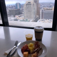 Photo taken at Concierge Lounge at Marriott Union Square by Rachel B. on 7/12/2019